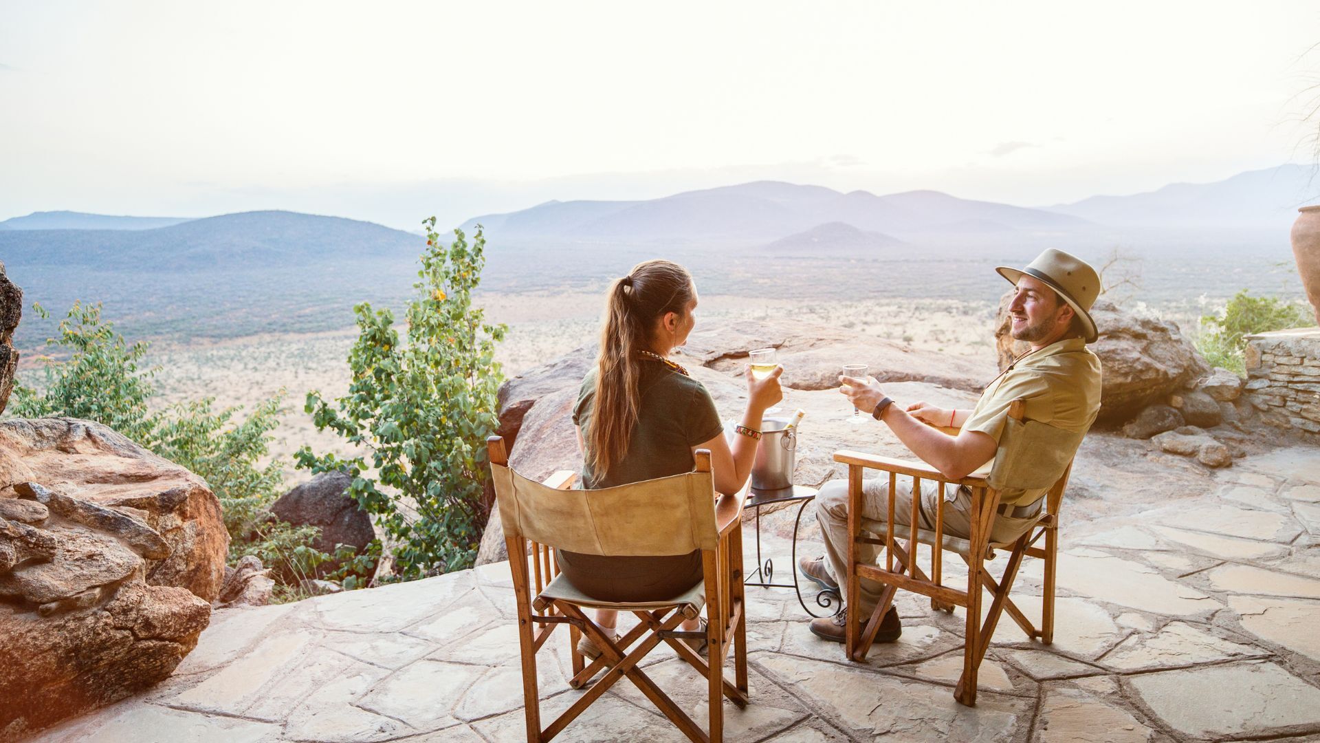 Couple travelling in Tanzania and Zanzibar